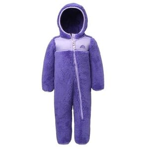 Snozu Toddler Putple Cozy Sherpa One Piece Snowsuit